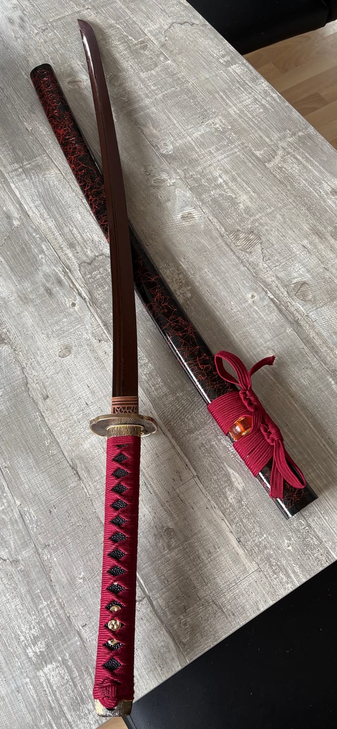 Customer photo review of Custom Your Own Katana