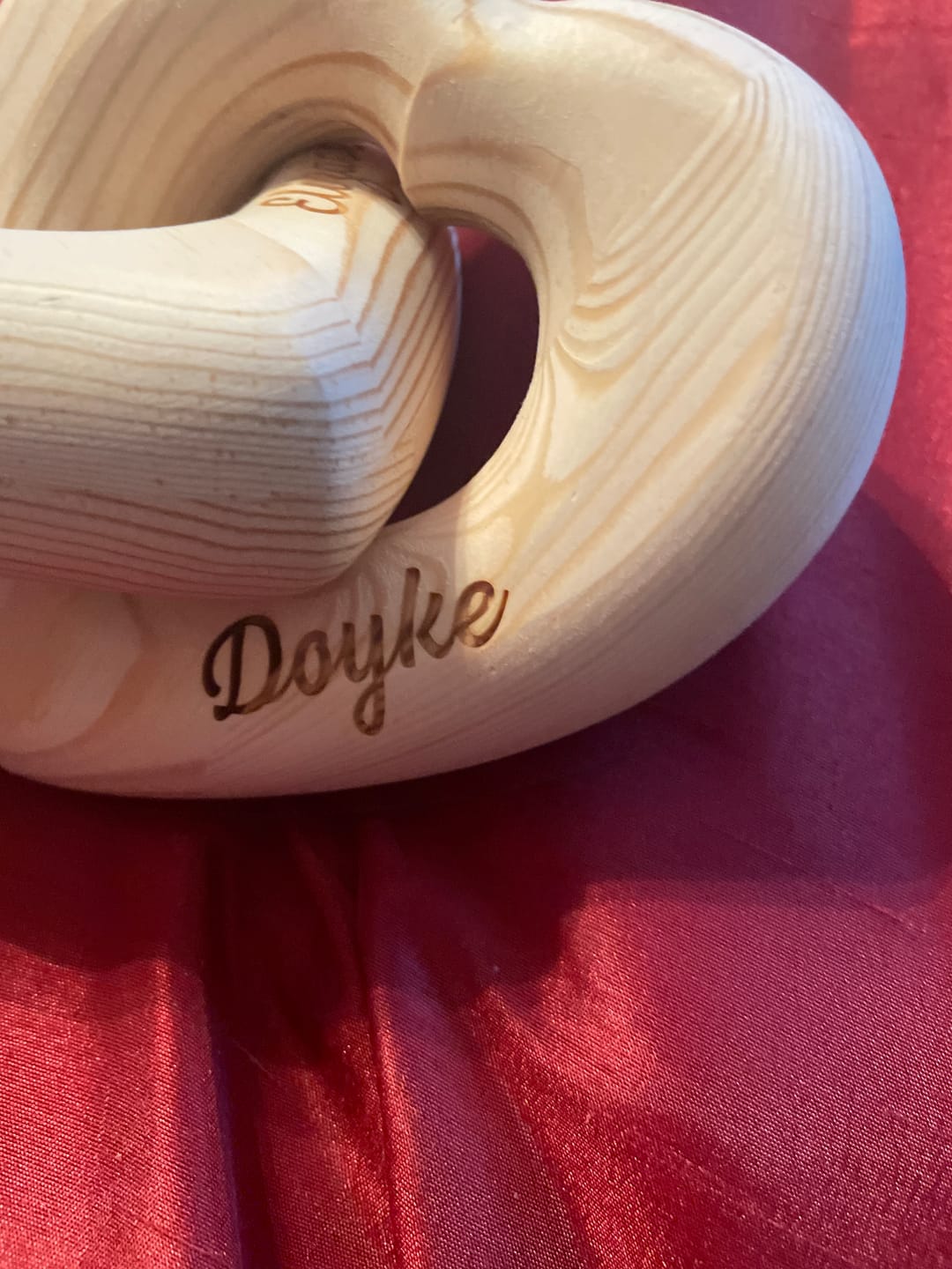 Customer photo review of Romantic Couple - Personalized Infinity Heart Sculpture