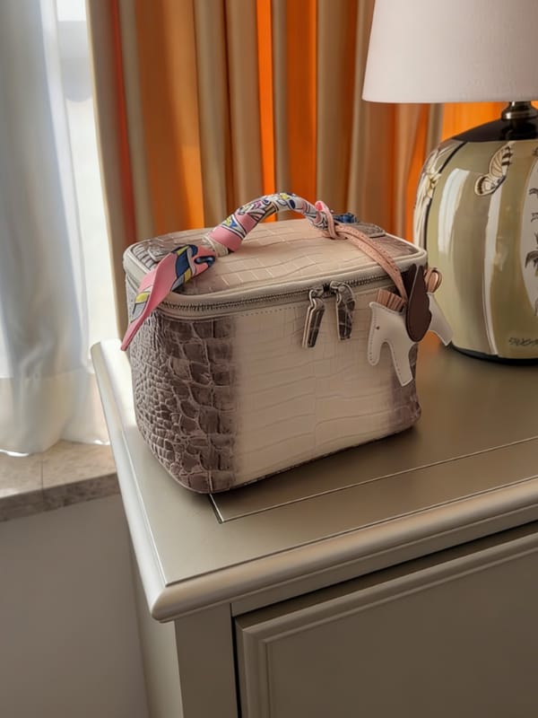 Customer photo review of Croc Vanity Case Himalayan