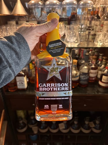 Customer photo review of Garrison Brothers Honey Dew Straight Bourbon Whiskey Infused with Honey