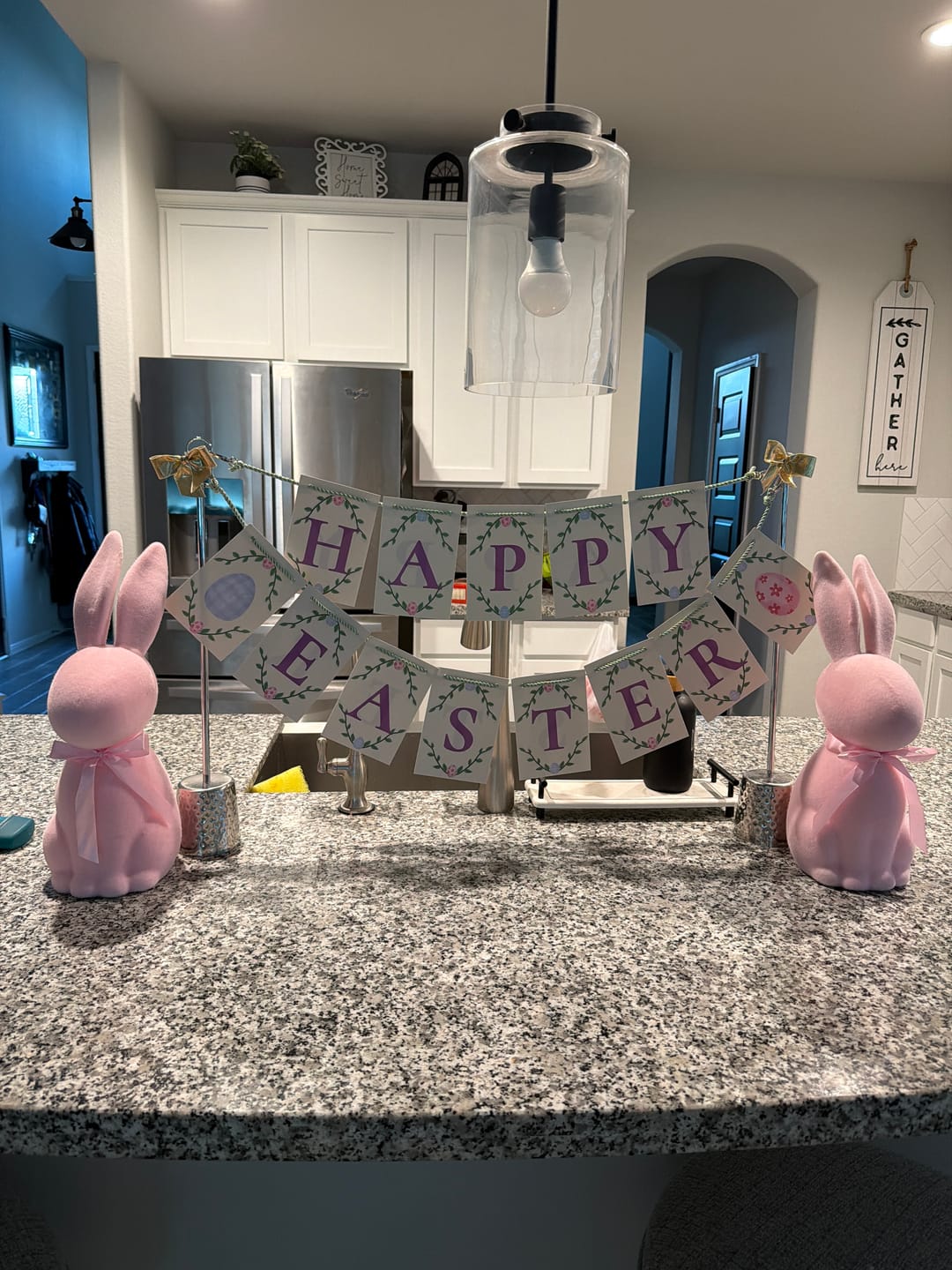 Customer photo review of Easter Cream Banner