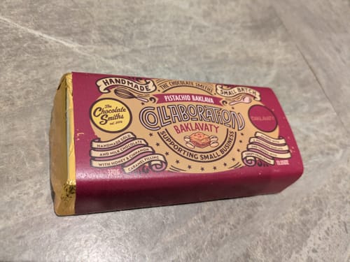 Customer photo review of Baklavaty X Chocolate Smiths Collaboration 370g