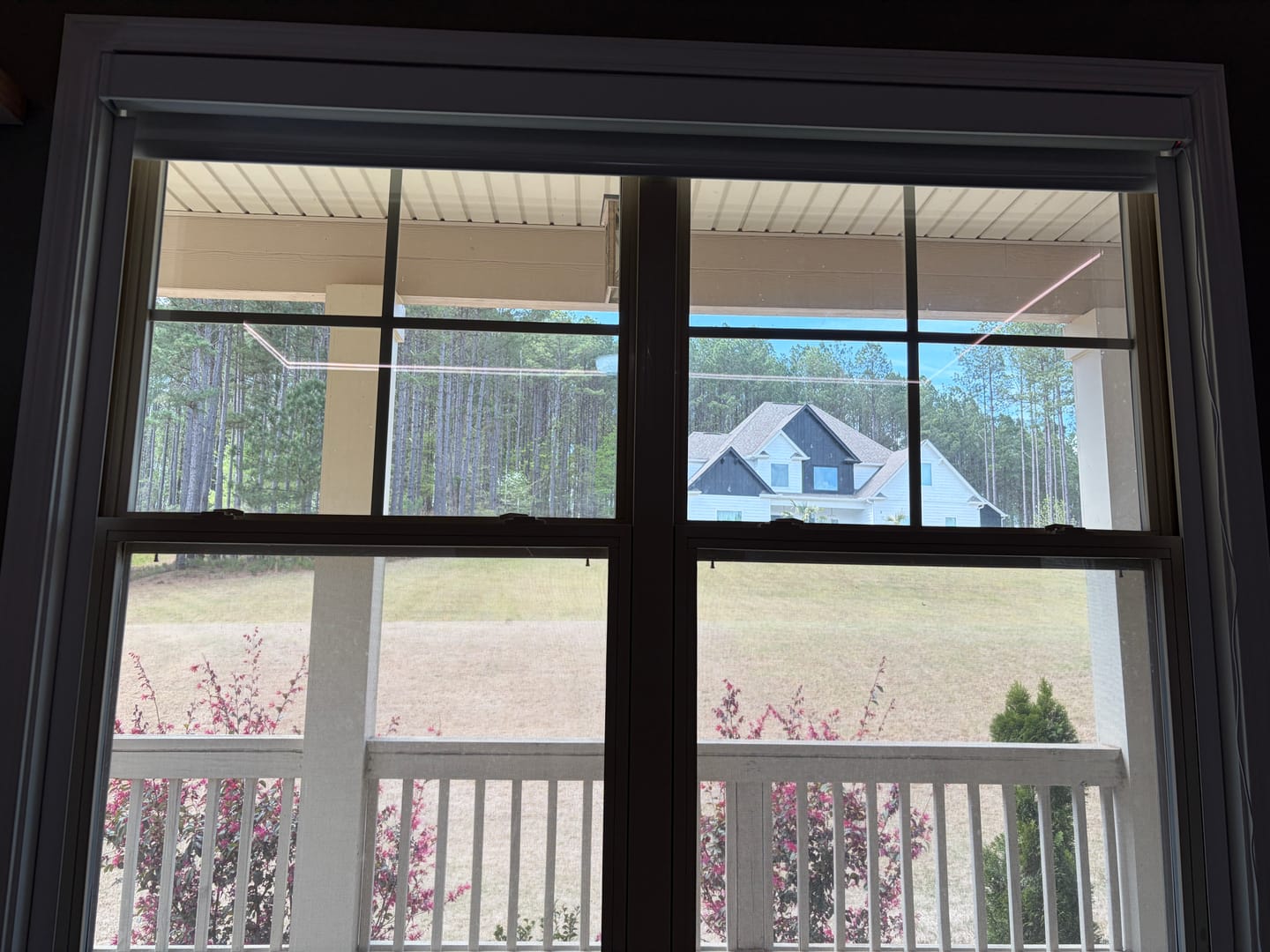 Customer photo review of Bringnox Motorized Roller Shades 100% Blackout Cream