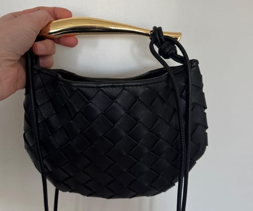 Customer photo review of SARDINE 20 WITH CHAIN IN BLACK LAMBSKIN