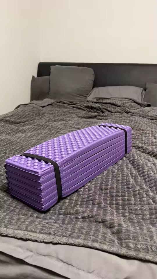 Customer photo review of Ultralight Folding Foam Camping Sleeping Pad