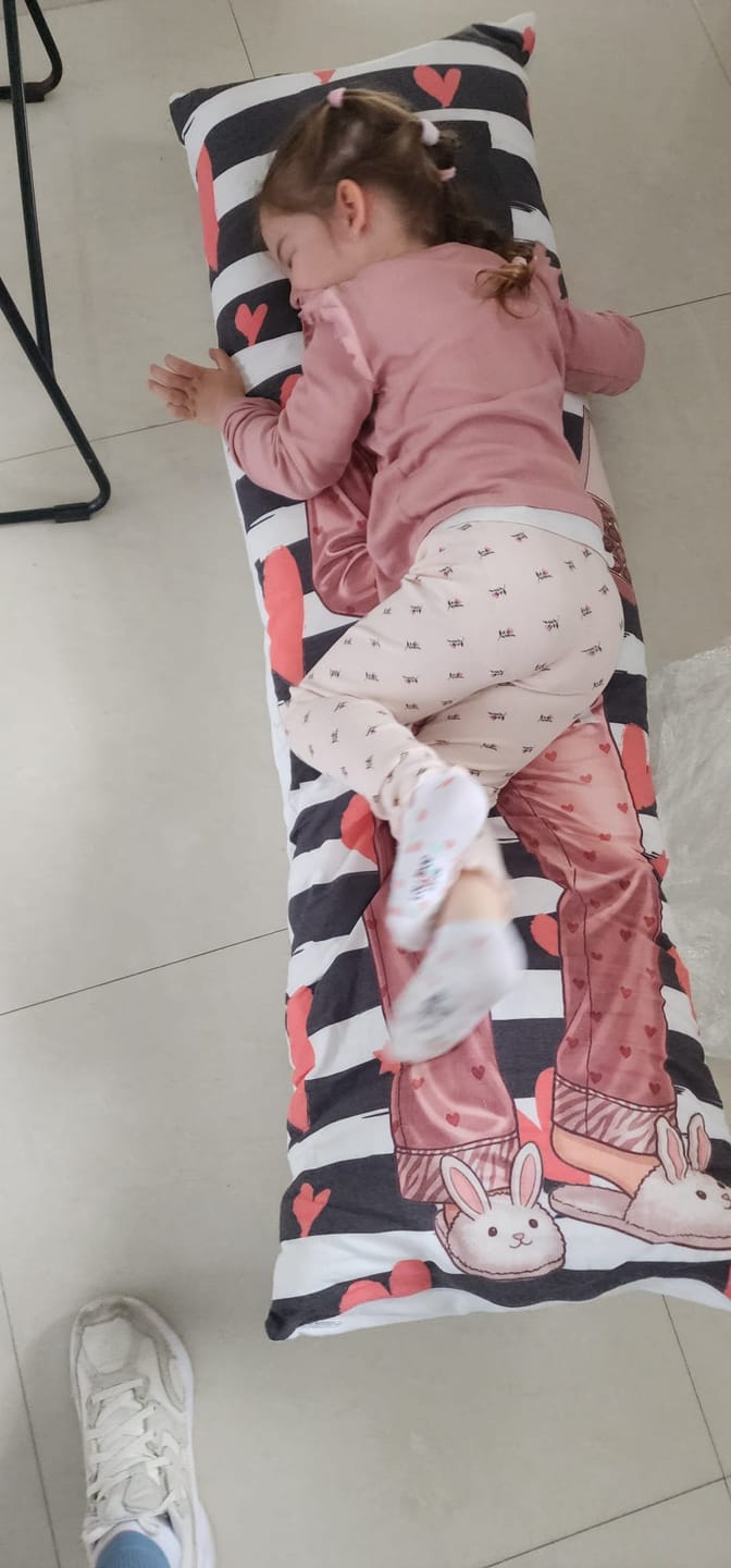 Customer photo review of כרית גוף בעיצוב אישי האישה בפיג׳מה