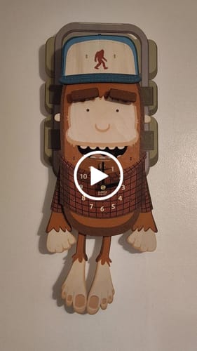 Customer video review of Earl the Bigfoot Pendulum Clock
