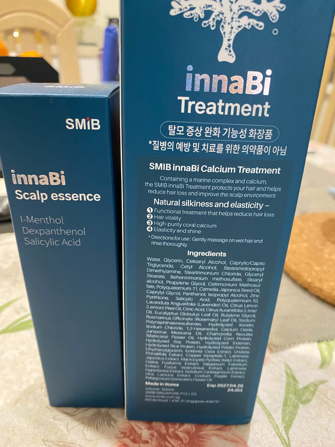 Customer photo review of SMiB Anti Hair Loss Series - 500ML Coral Calcium Treatment
