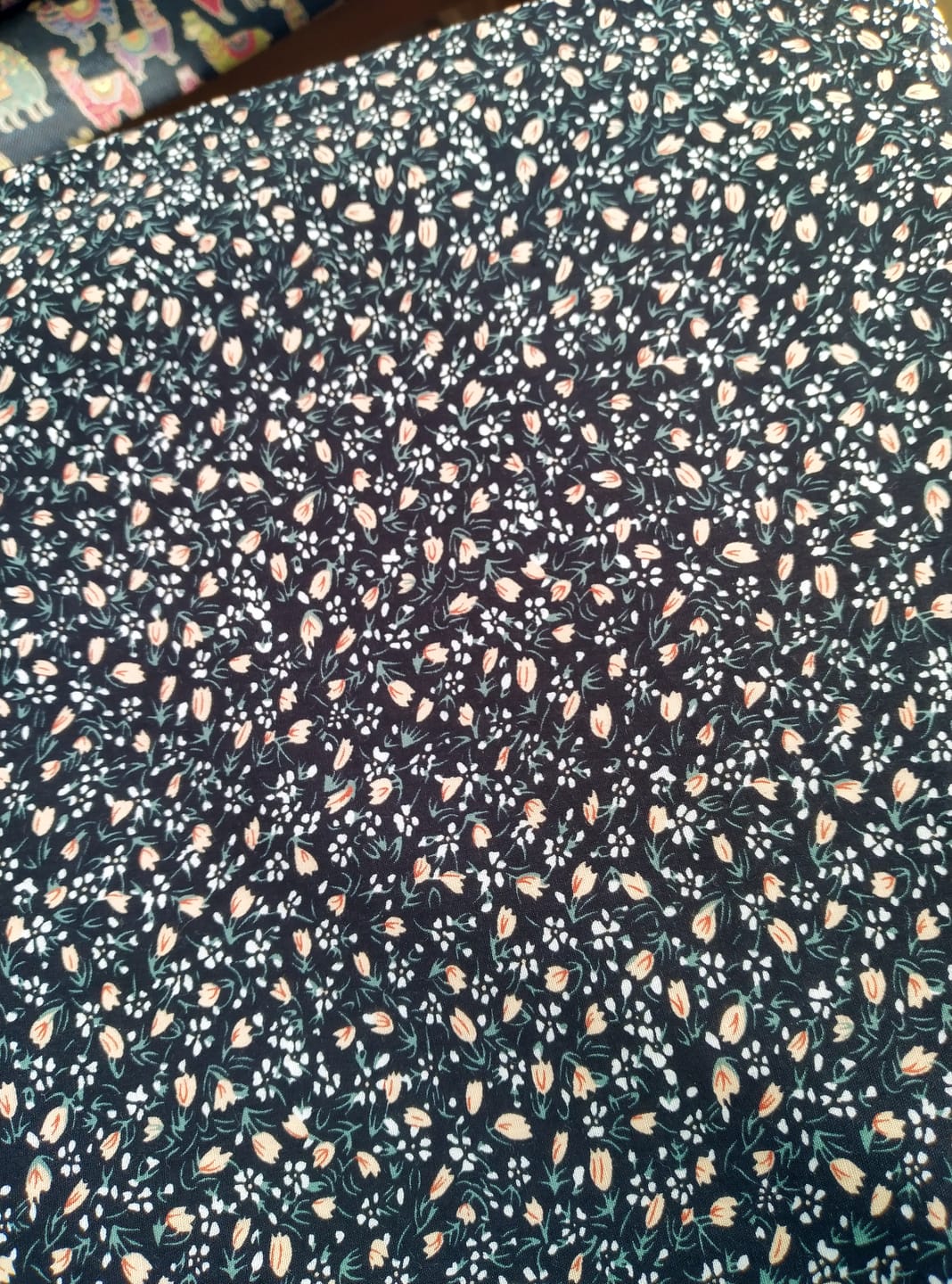 Customer photo review of Mini Tulips Cotton Poplin Fabric