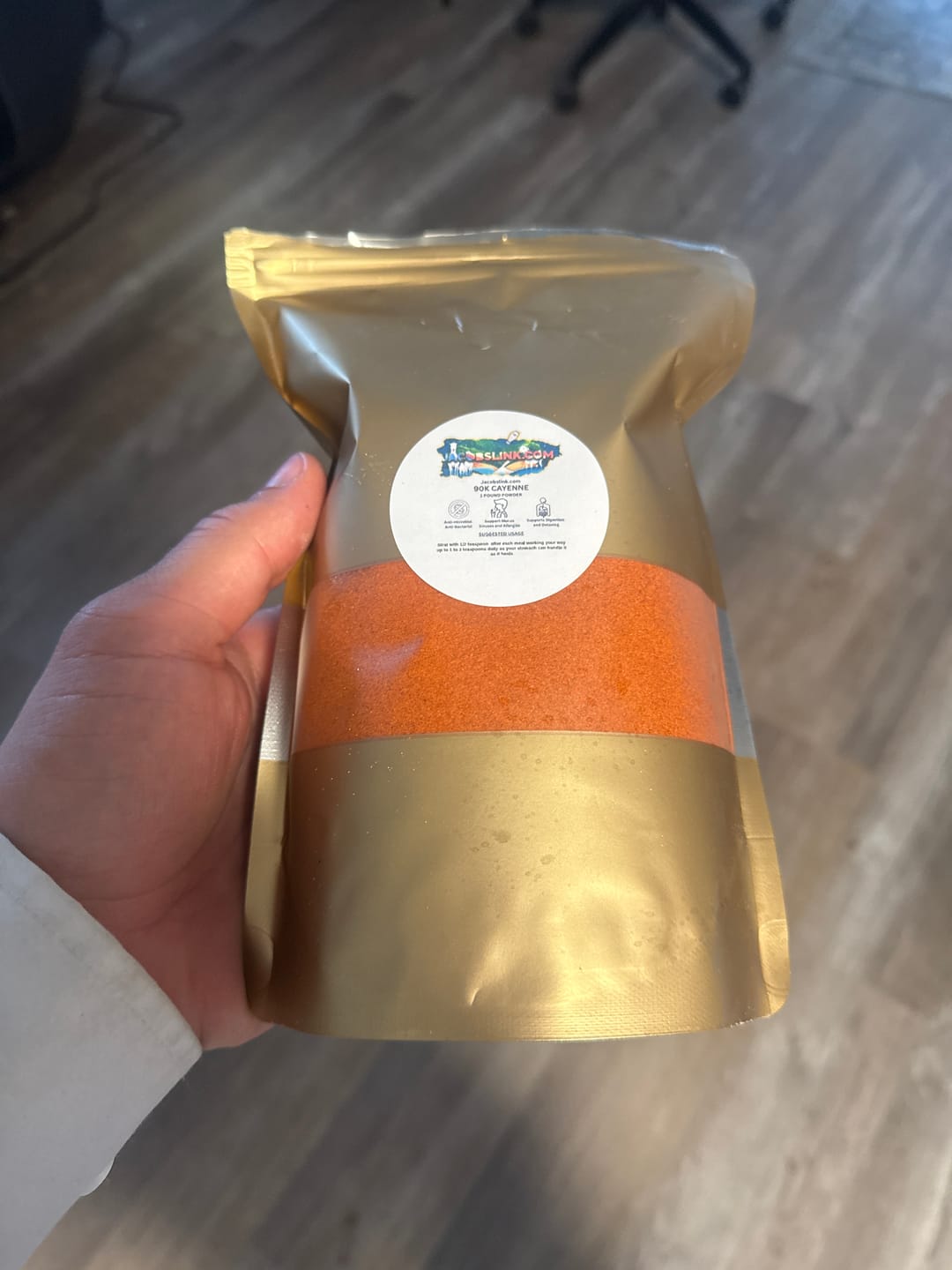 Customer photo review of Cayenne Pepper 90K
