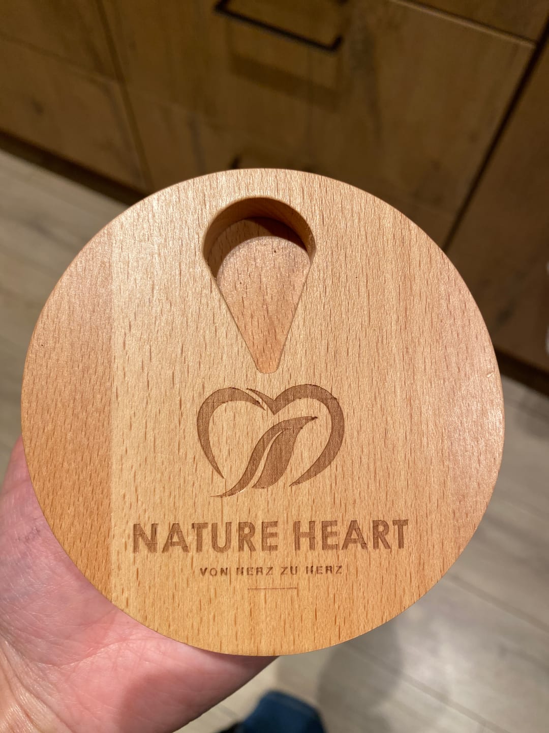 Customer photo review of Tabletten Kapsel - Holz Dosierbox