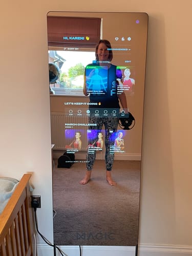Customer photo review of MAGIC AI: Fitness Smart Mirror