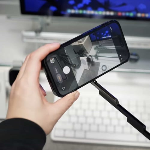 Customer photo review of iPhone Case with Built In Selfie Stick