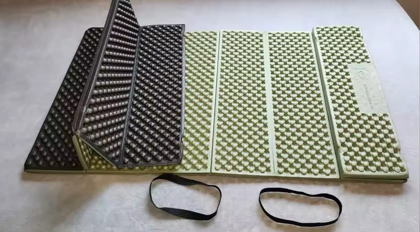 Customer photo review of Ultralight Folding Foam Camping Sleeping Pad