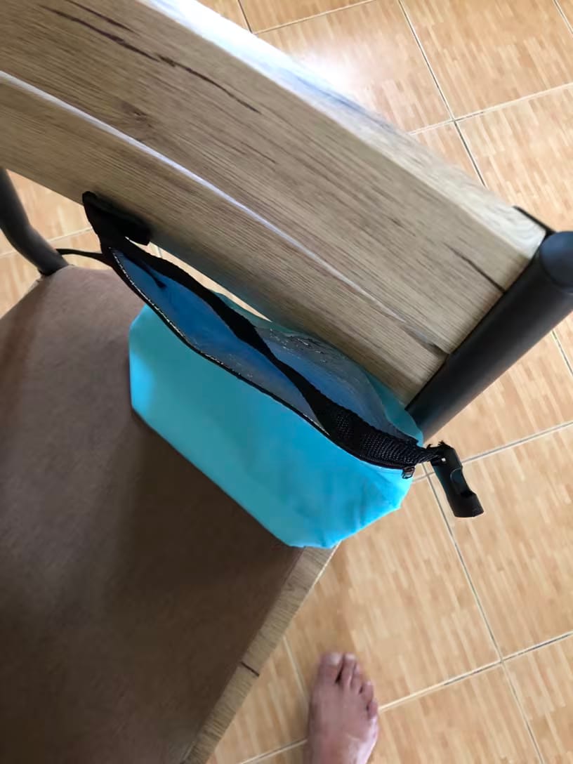 Customer photo review of Insulated Portable Lunch Bag & Food Storage Handbag