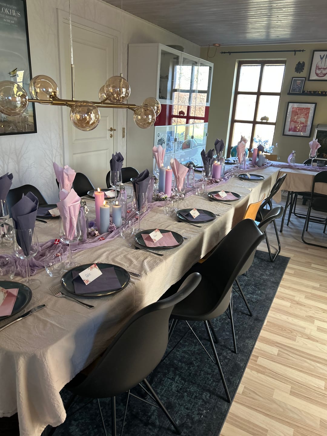 Customer photo review of LED Bloklys Ø 5 x 15 cm Lavendel
