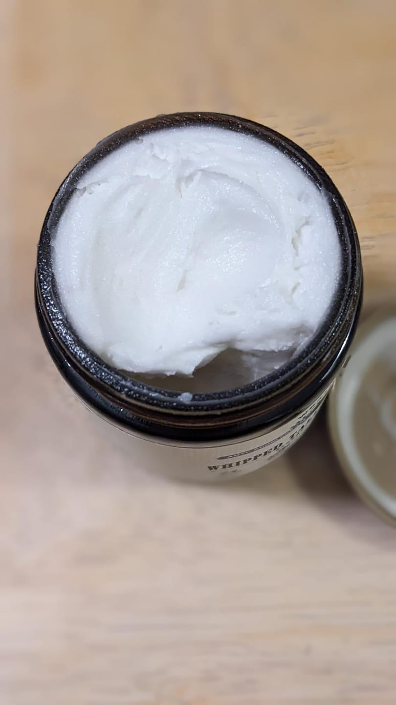 Customer photo review of Whipped Tallow & Honey Balm