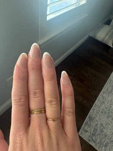 Customer photo review of Halo Bead Ring