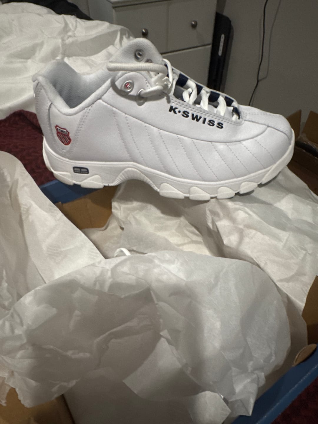Customer photo review of 03426-130-XW | ST329 CMF | WHITE/NAVY/RED