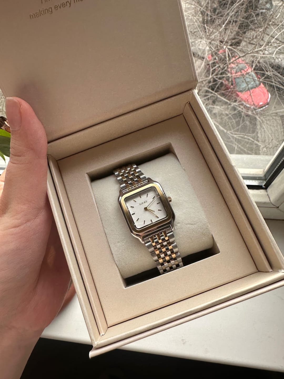 Customer photo review of Macy Gold Silver