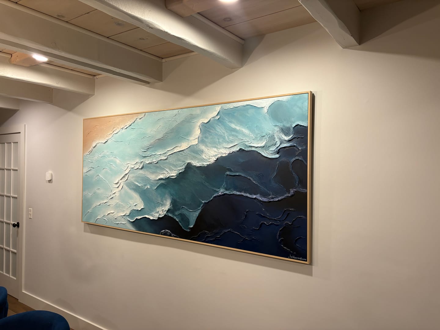 Customer photo review of #CL Custom Order in size 90"X40" (229X101cm) Horizontal #BL007