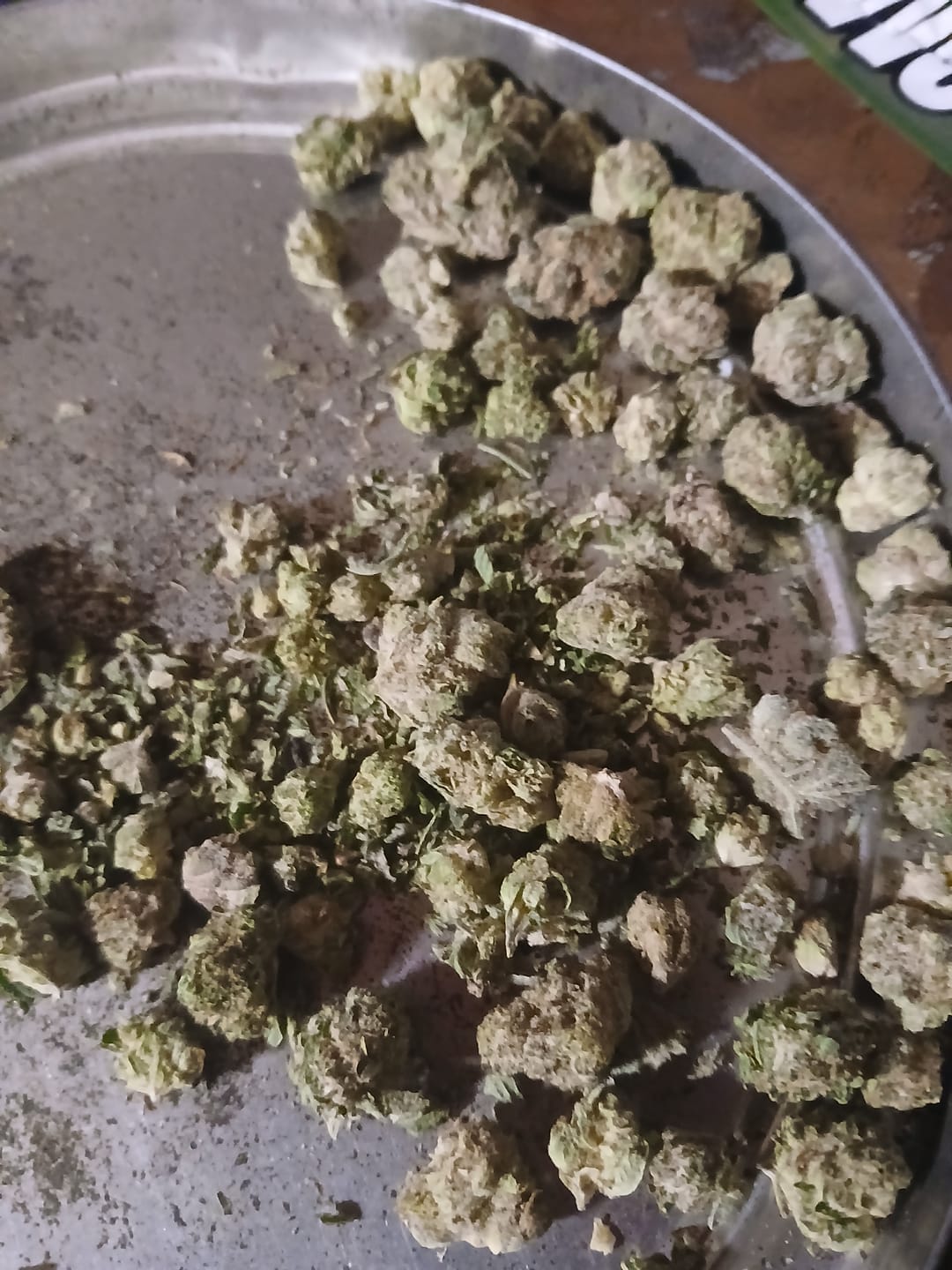 Customer photo review of Jager Sour Diesel - 28 Grams Littles - Sativa
