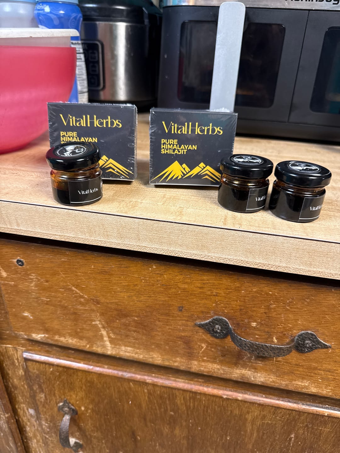 Customer photo review of Pure Natural Shilajit