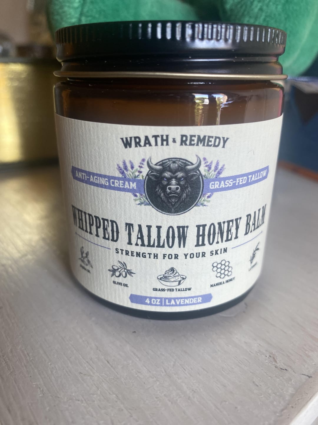 Customer photo review of Wrath & Remedy®  Whipped Tallow & Honey Balm