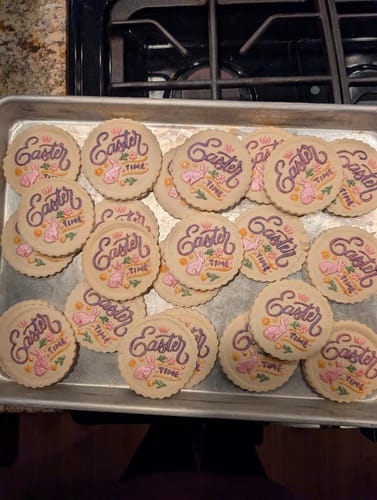 Customer photo review of Elf Green Luster Dust