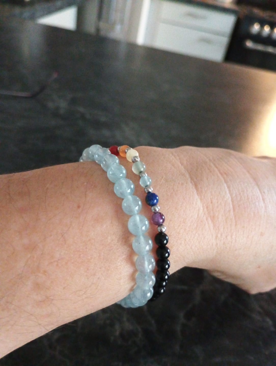 Customer photo review of Bracelet Fin "Chakras"