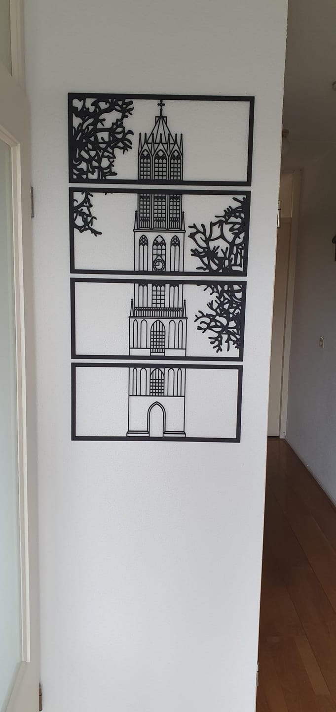 Customer photo review of Wanddecoratie | Domtoren Utrecht
