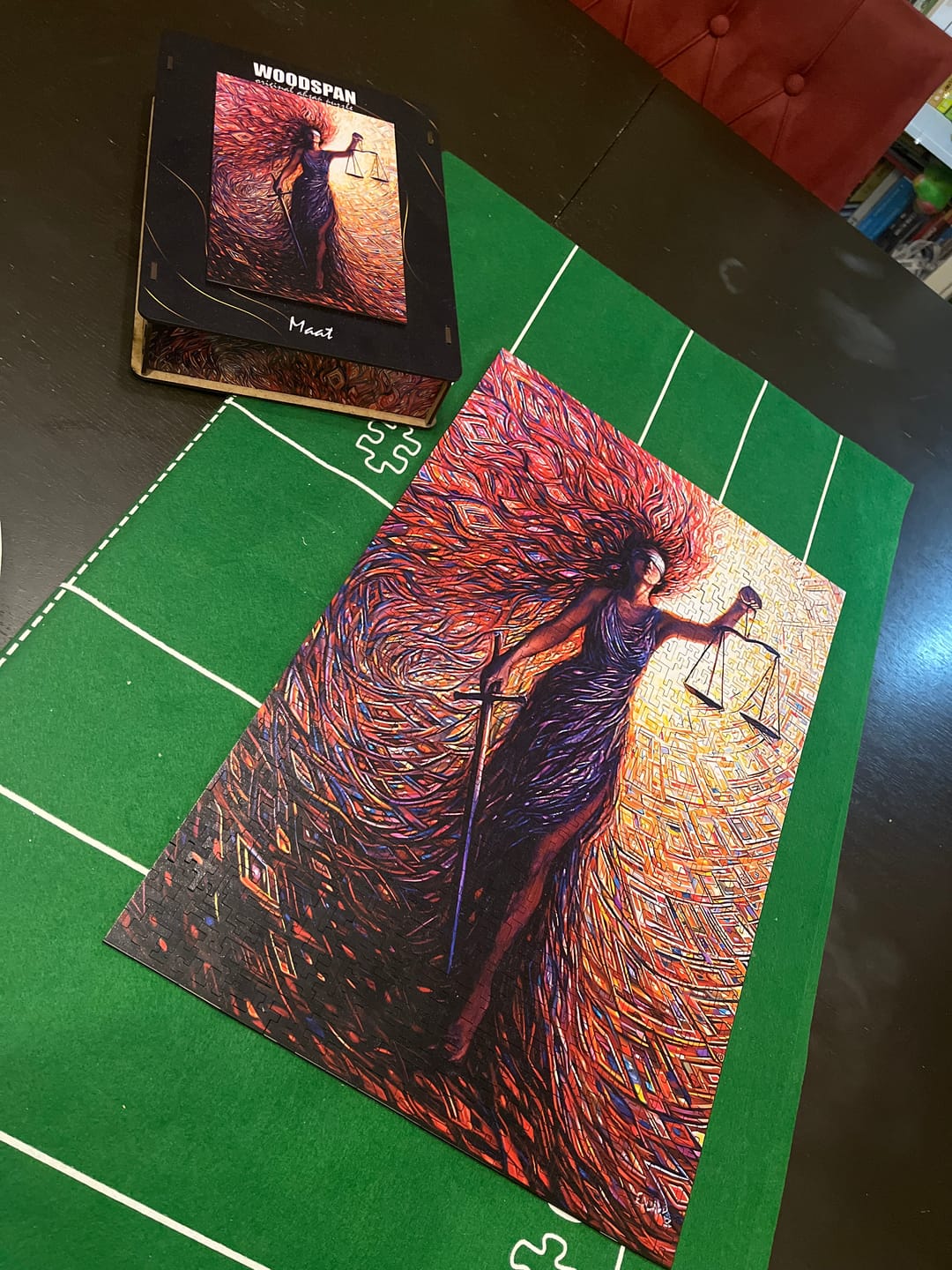Customer photo review of Maat : Adalet ve Denge - Ahşap Puzzle