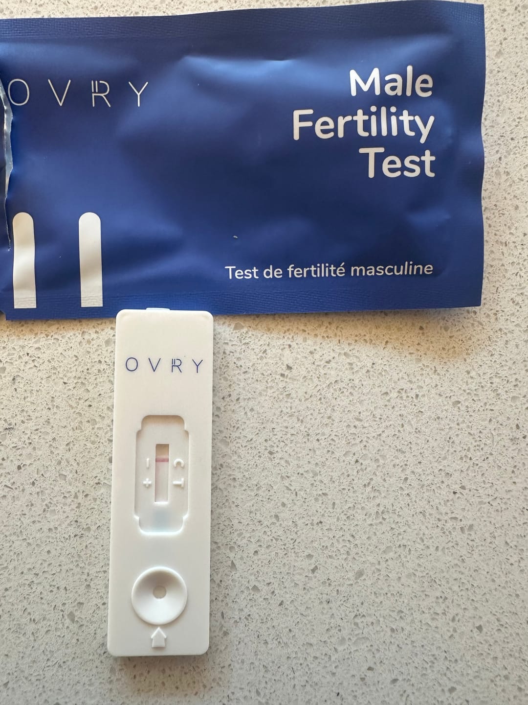 Customer photo review of Male Fertility Test