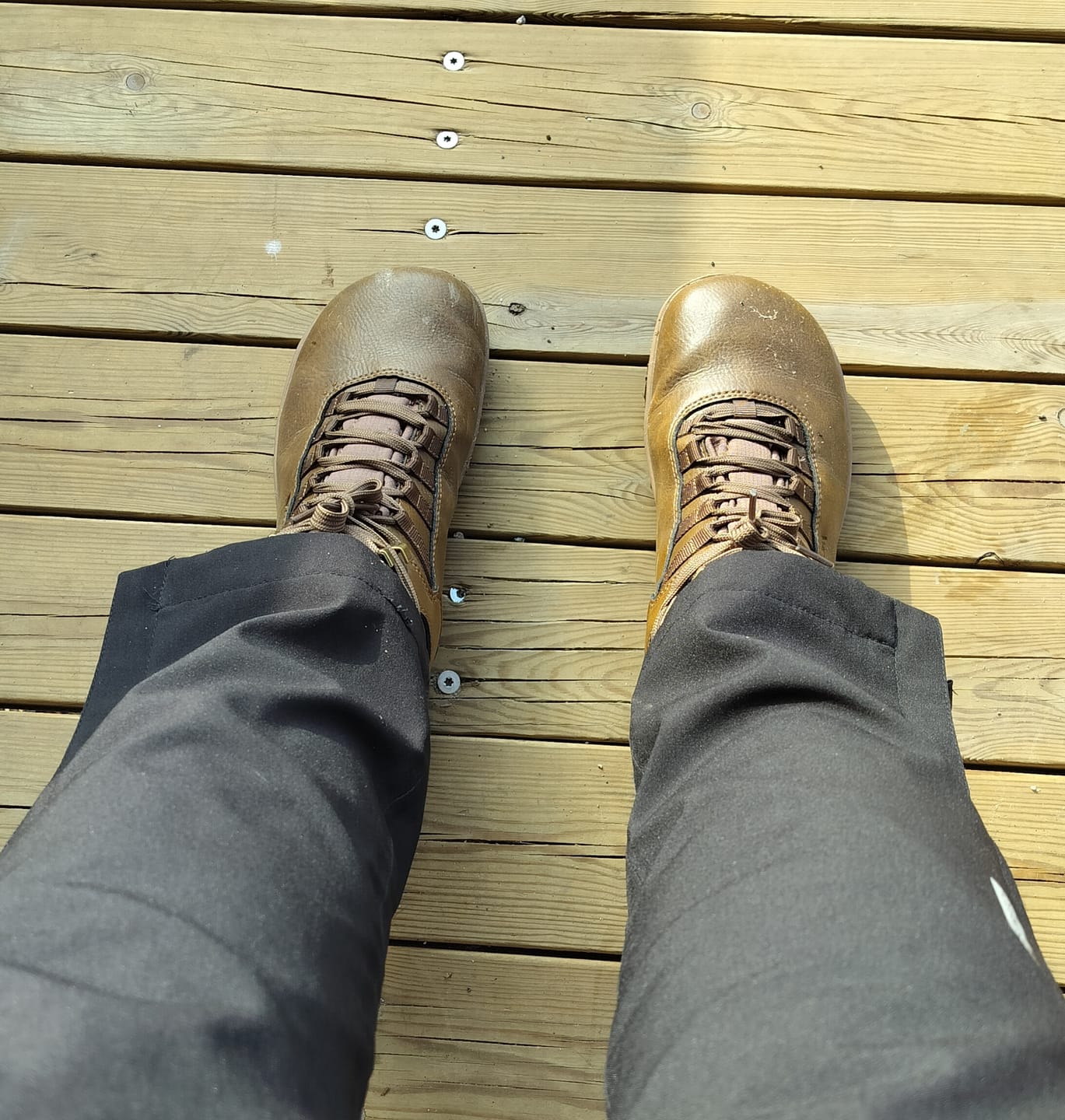 Customer photo review of Vaistoa Uoma 2 -paljasjalkavaelluskengät