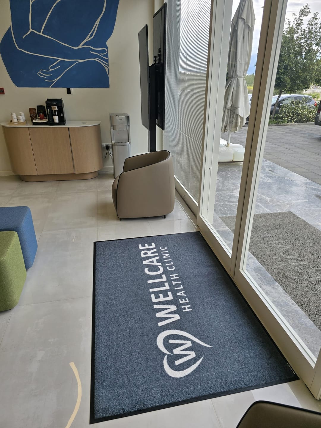 Customer photo review of Custom Indoor Logo Mat