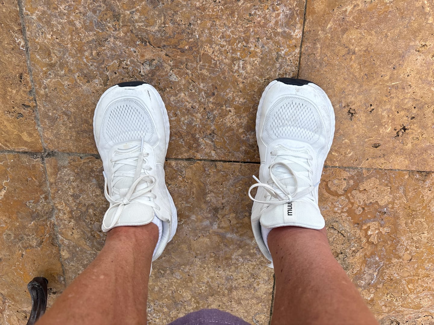 Customer photo review of Flow - Wide Toe Box Tennis Shoes (Unisex)