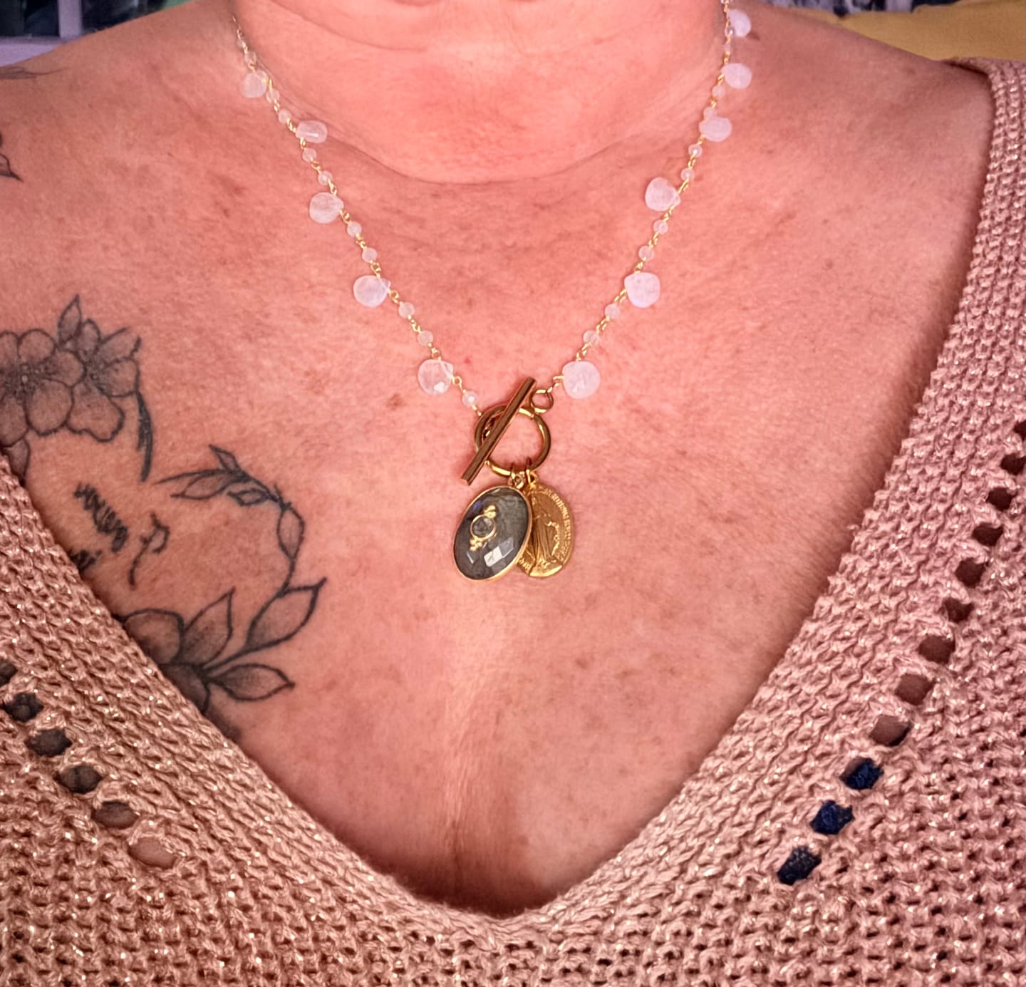 Customer photo review of Collier Jardin d'Hiver