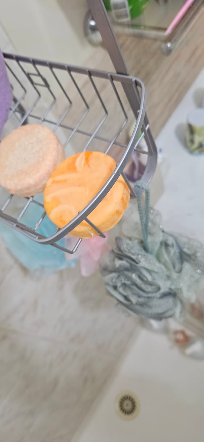 Customer photo review of Jasmine Shine & Volume Shampoo Bar