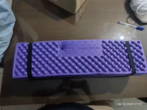 Customer photo review of Ultralight Folding Foam Camping Sleeping Pad
