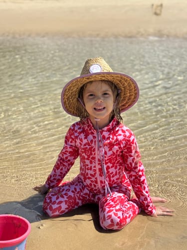 Customer photo review of SIDNEY FULL COVERAGE KIDS SWIM SUIT - EVERYTHING'S ROSIE