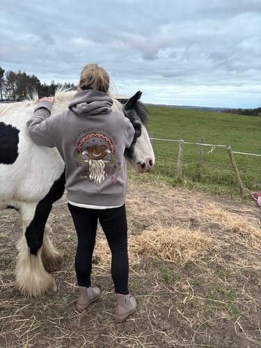 Customer photo review of Ladies Country Heart Hoodie