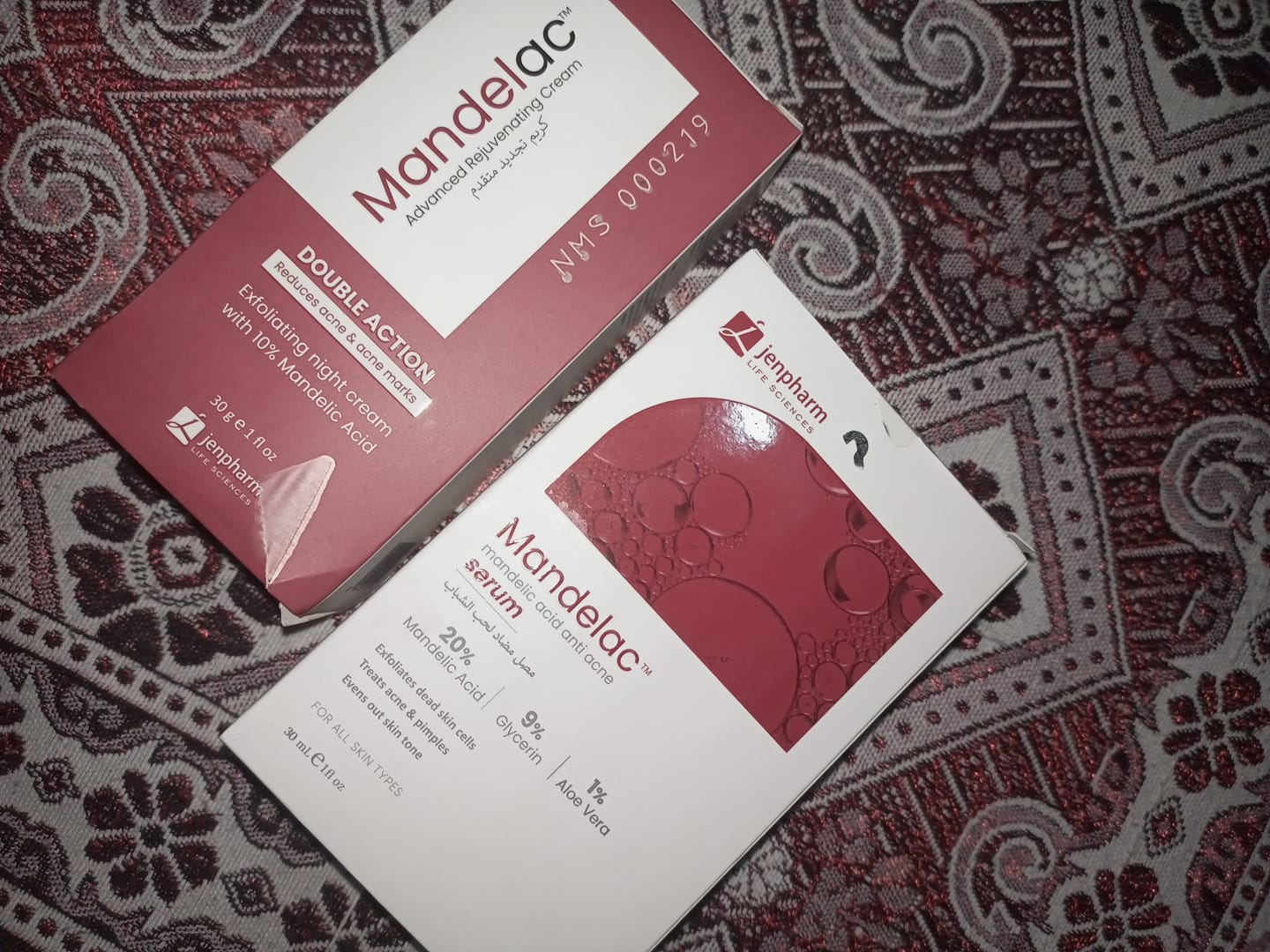 Customer photo review of MandelAC Serum