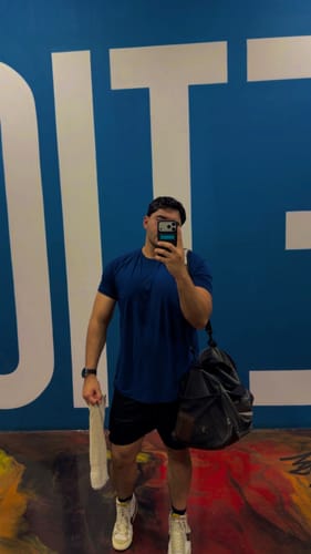 Customer photo review of Training Sport Tee - Army Green