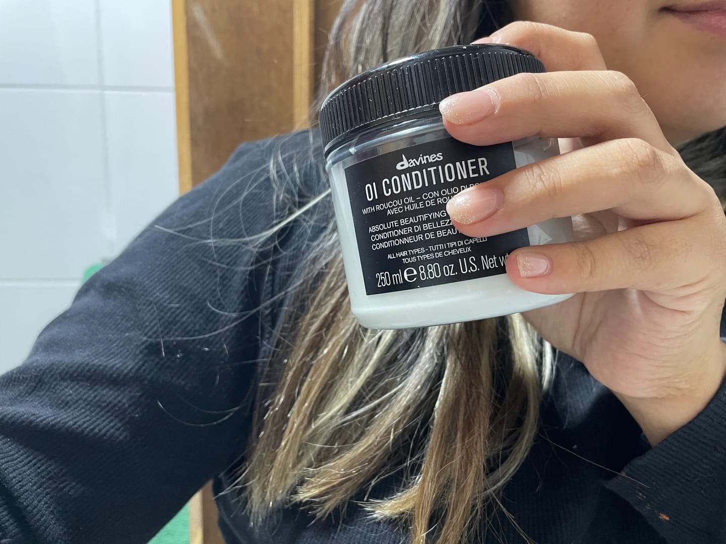Customer photo review of Acondicionador Oi Davines