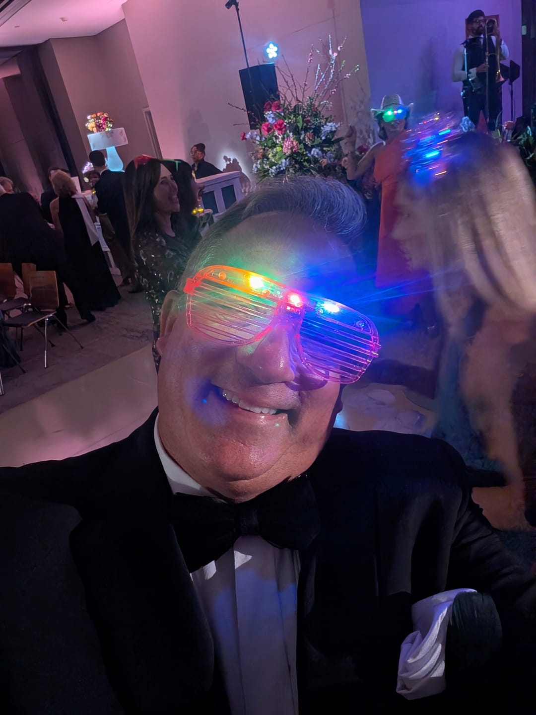 Customer photo review of The Bond- Feather Bow Tie