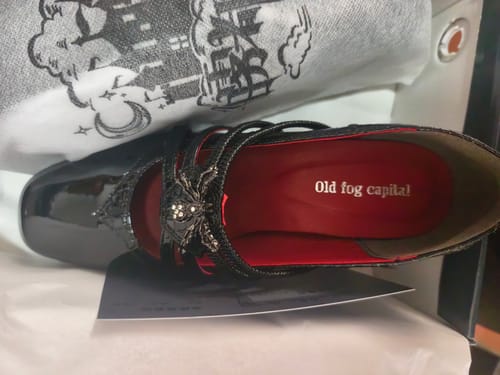 Customer photo review of Original Dark Gothic Lolita Shoes