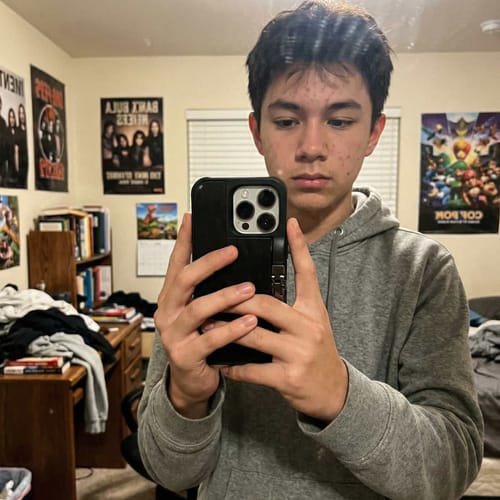 Customer photo review of iPhone Case with Built In Selfie Stick