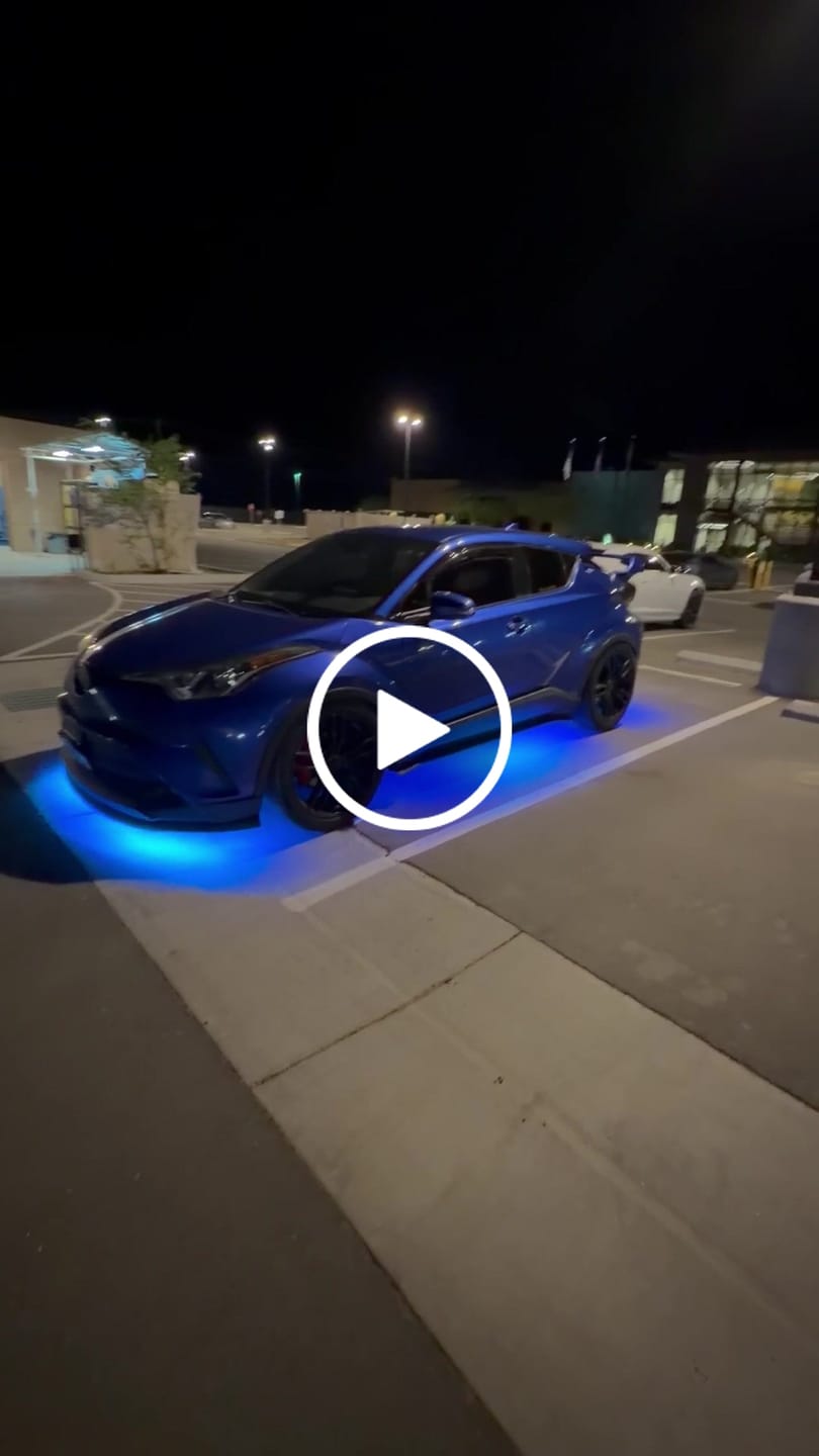 Customer video review of ELGlow® PRO Universal Car Underglow Kit