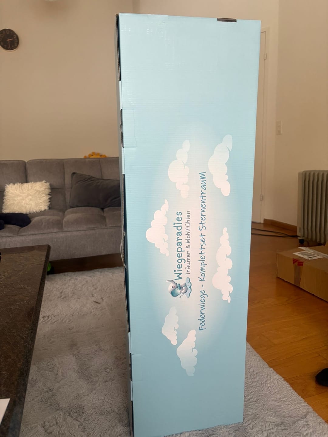 Customer photo review of Federwiege mit Motor & Gestell  - Sternentraum