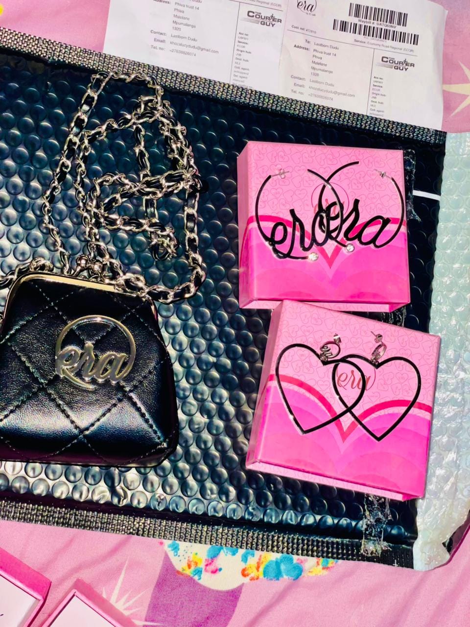 Customer photo review of Silver Era Logo Hoops